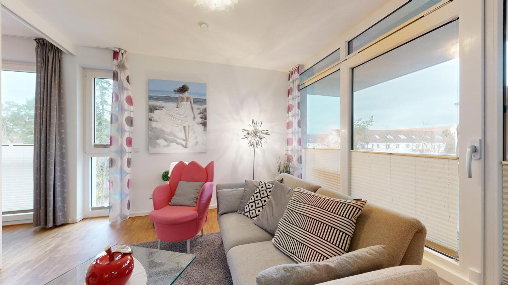 Duenenresort In Binz, Strandnahe Und Moderne Fewos Mit Balkon, Teilweise Mit Meerblick, Εξωτερικό φωτογραφία